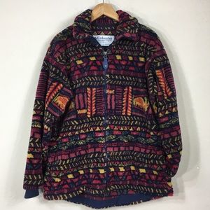 tribal fleece jacket